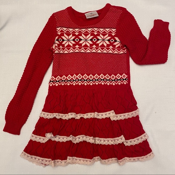 Hanna Andersson Other - Hanna Anderson Girls Red Holiday Dress Size 90/3